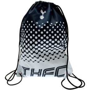 Tottenham Hotspur FC Fade Design Drawstring Gym Bag (17.3 x 13in) (Navy/White)