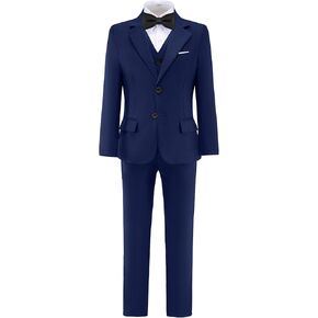 Suits for Boy 3 Pieces Boys Suit Formal Toddler Blazer Vest Pants Kis Tuxedos