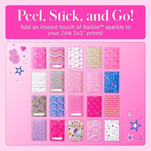 KODAK Barbie x Step Slim Wireless Instant Portable Photo Mobile Printer – Full Color Prints in Zink 2x3" Sticky-Backed Photos from iOS & Android Devices via Bluetooth in The App – Iconic Style in Saudi Arabia