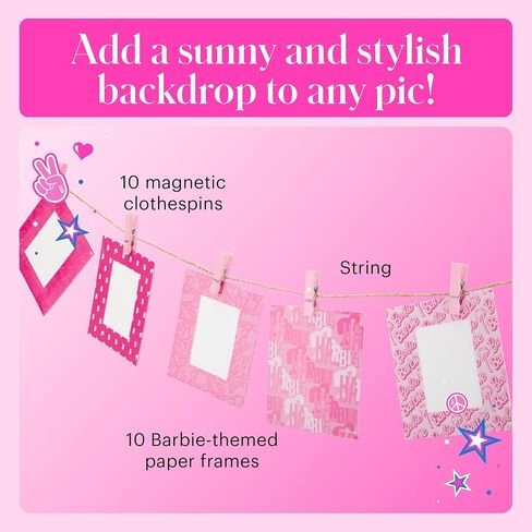 KODAK Barbie x Step Slim Wireless Instant Portable Photo Mobile Printer – Full Color Prints in Zink 2x3" Sticky-Backed Photos from iOS & Android Devices via Bluetooth in The App – Iconic Style in Saudi Arabia