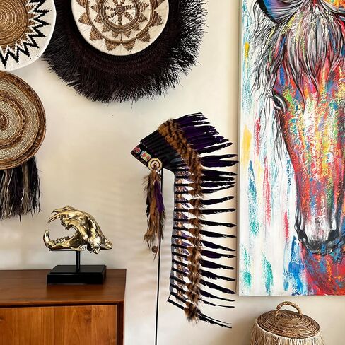 Native Americans Medium Size Headdress Goose Feather in Saudi Arabia