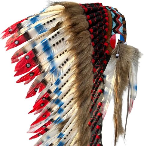 Native Americans Medium Size Headdress Goose Feather in Saudi Arabia
