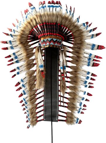 Native Americans Medium Size Headdress Goose Feather in Saudi Arabia