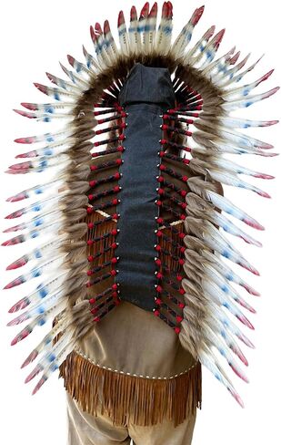 Native Americans Medium Size Headdress Goose Feather in Saudi Arabia