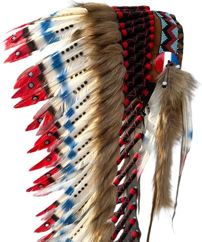 Native Americans Medium Size Headdress Goose Feather in Saudi Arabia