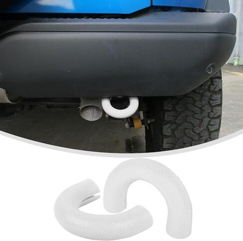 أغطية حلقة على شكل حرف D من Linskip مناسبة لملحقات Ford Bronco 2021-2024 2025، واقيات أكمام مطاطية لملحقات Bronco Raptor (أحمر) in Saudi Arabia