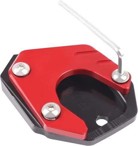 CHIFUN Kickstand Enlarger Pad Side Stand Extension Plate Replacement for Honda CBR500R CB500F CB500X CB650R CBR650R CB125R CB300R CB400X 2013-2022(Black) in Kuwait