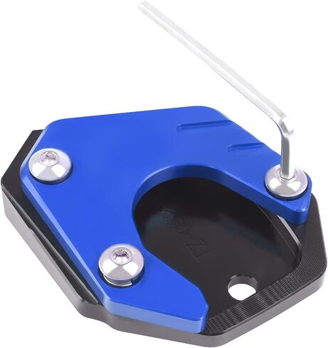 CHIFUN Kickstand Enlarger Pad Side Stand Extension Plate Replacement for Honda CBR500R CB500F CB500X CB650R CBR650R CB125R CB300R CB400X 2013-2022(Black) in Saudi Arabia