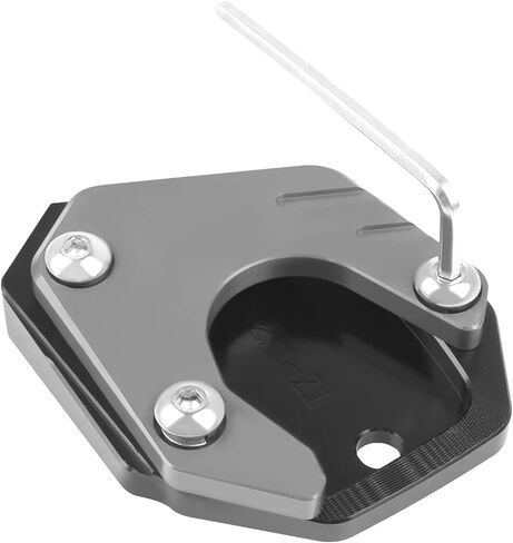 CHIFUN Kickstand Enlarger Pad Side Stand Extension Plate Replacement for Honda CBR500R CB500F CB500X CB650R CBR650R CB125R CB300R CB400X 2013-2022(Black) in Saudi Arabia