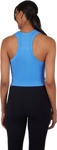 90 Degree By Reflex Womens Seamless Tank Ribbed Fitted Racerback Hip-Length Top 3 Pack in Kuwait