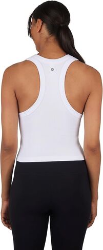 90 Degree By Reflex Womens Seamless Tank Ribbed Fitted Racerback Hip-Length Top 3 Pack in Kuwait