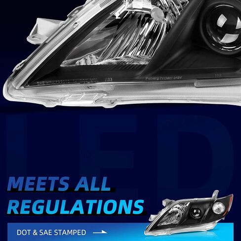 LEDKINGDOMUS Headlight Assembly, DOT-certified, Compatible with 2002 2003 2004 2005 Dodge Ram 1500 2500 3500 Pickup Headlamps Replacement Black Housing Amber Reflector Clear Lens in Saudi Arabia