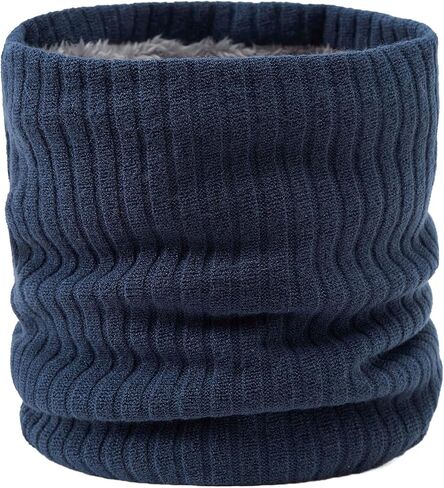 Winter Neck Warmer Gaiter for Men Women,Cold Weather Knit Warm Fleece Ski Tube Circle Face Scarves Windproof Thick Gift in Saudi Arabia