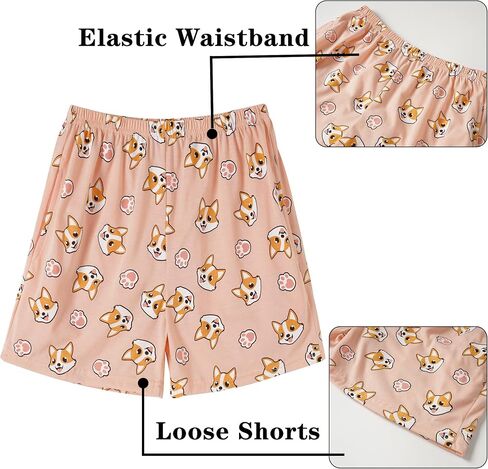 Vopmocld Big Girls' Short Sleeve & Shorts & Pants Pajama Sets 3PCS Cartoon Patterns Cute Lounge Sets for Teens 8-18 Years in Saudi Arabia