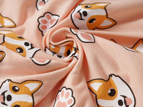 Vopmocld Big Girls' Short Sleeve & Shorts & Pants Pajama Sets 3PCS Cartoon Patterns Cute Lounge Sets for Teens 8-18 Years in Saudi Arabia