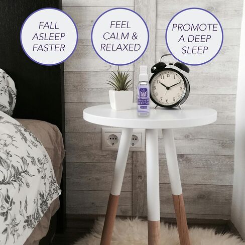 Laki Naturals Lavender Sleep Mist – Travel Size & Full Size Set (2.7oz + 1oz) – Lavender Essential Oil Spray for Bedding & Room | Natural Sleep Aid for Deep Sleep & Relaxation | Aromatherapy Mist in Saudi Arabia