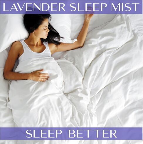 Laki Naturals Lavender Sleep Mist – Travel Size & Full Size Set (2.7oz + 1oz) – Lavender Essential Oil Spray for Bedding & Room | Natural Sleep Aid for Deep Sleep & Relaxation | Aromatherapy Mist in Saudi Arabia