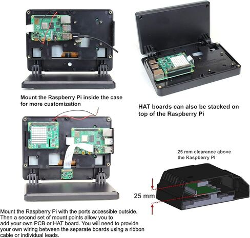 SmartiPi Touch Pro 2 for Raspberry Pi 4 and 5 (Large - with External Micro SD Card Access) in Saudi Arabia