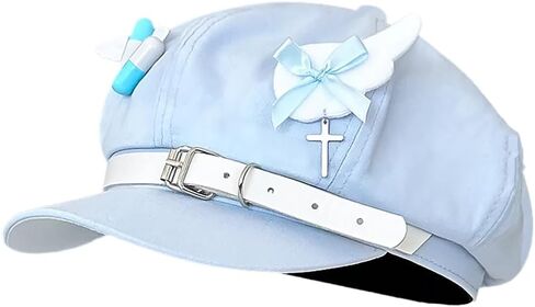 CAT KO Cute Newsboy Caps Rivet Paperboy Caps Panda Berets Hat Sailor Fiddler Hat Adjustable Y2K Accessories for Women in Saudi Arabia