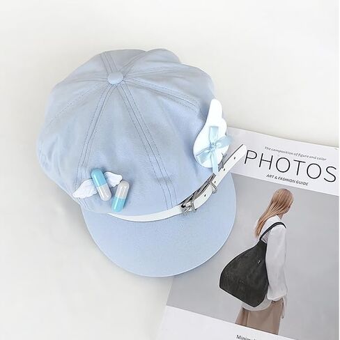 CAT KO Cute Newsboy Caps Rivet Paperboy Caps Panda Berets Hat Sailor Fiddler Hat Adjustable Y2K Accessories for Women in Saudi Arabia