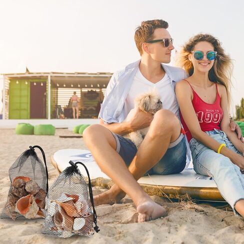 12 Pcs Mesh Drawstring Bag, 8 X 6" Black Mesh Bags with Cord Lock Closure, Small Mesh Bags, Travel Stuff Bags for Kitchen Jewelry Weddings Home in Saudi Arabia