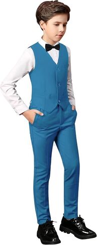 Yanlu Toddler Suits for Boys Formal Suit Ring Bearer Outfit Kids Dress Clothes for Wedding in Saudi Arabia