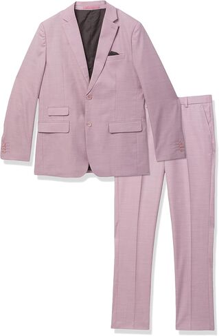Isaac Mizrahi Boys' Slim-fit Chambray 2 Piece Suit in Kuwait