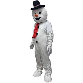 Christmas Snowman Cartoon Cosplay Mascot Costume for Adult Party Costume