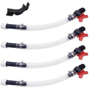 Fuel Filler Jug Hose with Ball Valve Shut Hose Kit for Jegs Jugs for LC2 Jugs for Scribner Fuel Jugs 1PC with Hose Bender