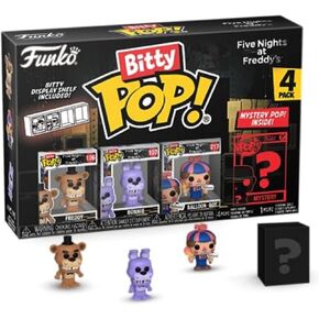 Funko Bitty Pop!: Five Nights at Freddy's Mini Collectible Toys 4-Pack - Freddy, Bonnie, Ballon Boy & Mystery Chase Figure (Styles May Vary)
