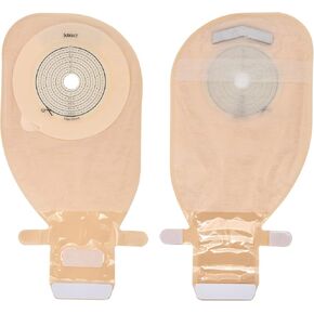Colostomy Bags,20PCS Ostomy Bags One-Piece Ostomy Supplies 20mm-70mm Cut to Fit Drainable Pouch with Closure for Ileostomy Stoma Care.