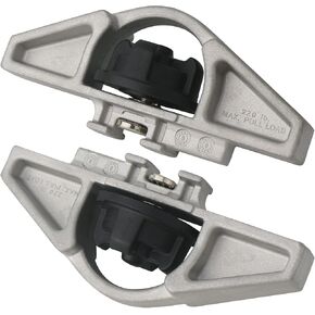 APPERFiT ‎Metal Bed Cleat Tie Down Anchor PT278-0C010 for Truck Bed Rail System 4pcs Compatible with 2005-2024 Toyota Tacoma Tundra Cargo Bed Accessories Parts Striker Luggage Holders