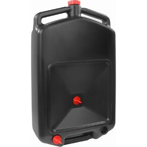 MaxWorks 50965 Low Profile 11 Quart (10 Liter) Oil Drain Container, fits Most ATV's Tractors, Lawn mowers, Motorcycles and Low Clearance Vehicles