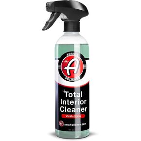 Adam's Polishes Total Interior Cleaner & Protectant, Quick Detailer & SiO2 Protection, Ceramic Infused, Anti-Static, OEM Finish, For Leather, Vinyl, Plastics, Glass & More
