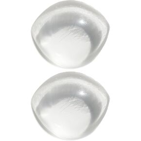Boobles Clear Full-cup Silicone Bra Inserts - Gel Push-up Bust Enhancer Cutlets