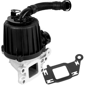 Crankcase Oil Breather Separator with Gasket Compatible with Freightliner for Mack MP8,for Detroit DD13/15 Engine 2010-2024,Replace A4720108262,A4720104262,A4720102362