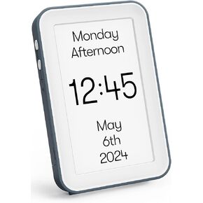 Relish Day Connect – Dementia Clock, HD Large Screen Digital Calendar Clock for Seniors and People with Memory Loss with Large Number, Day, Date and Time