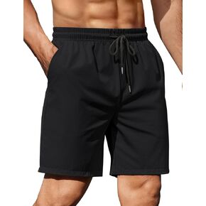 COOFANDY Men's 2 Pack Gym Workout Shorts 7 Inch Athletic Shorts Quick Dry Running Shorts with Pockets