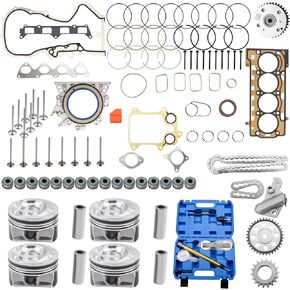 1.4T Engine Piston Rebuild Kit w/Head Gasket Kit, Bearing, Valve For VW AUDI 1.4 TSI CAVD CTHD BLG BMY EA111