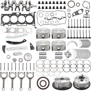 G4KE 2.4L Engine Overhaul Rebuild Kit w/Crankshaft/Con Rods for Hyundai KIA 2.4L