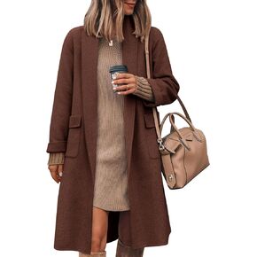 MASCOMODA Open Front Long Cardigan Sweaters for Women Trendy 2024 Fall Winter Oversized Sweater Coats Knit Coatigan Jackets in Saudi Arabia