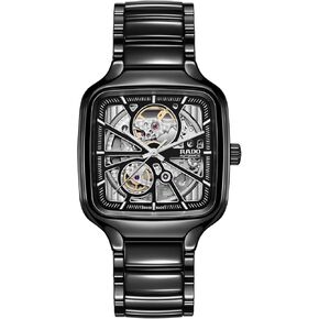 Rado True Square Swiss Automatic Watch, Black