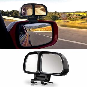 Universal Car Blind Spot Mirror, Wide Angle Side Mirror, Adjustable Assisted Driving HD Rearview Mirror (Left/Right)