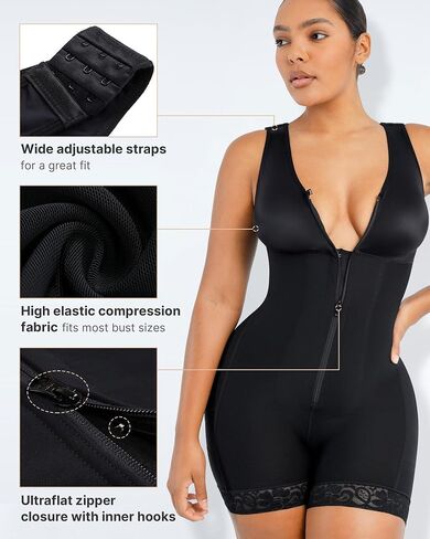 SHAPELLX Faja Colombiana Shapewear for Women Post Surgery Body Shaper Thigh Slimmer Bodysuit Compression Garment in Saudi Arabia