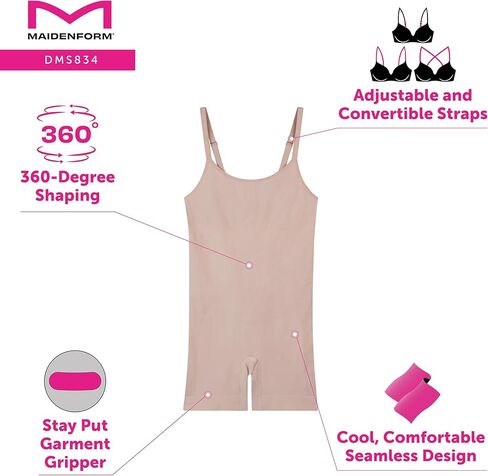 ملابس داخلية نسائية من Maidenform بدون خياطة، ناعمة وخفيفة الوزن وتحكم ثابت في الشكل in Kuwait