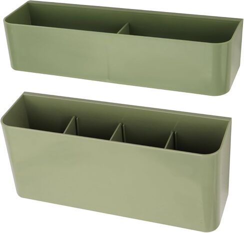 Umbrella Holder Wall Mounted, Umbrella Stand for Entryway with Drain Tray, Adjustable Umbrella Storage Rack for Indoor Outdoor (Green) in Kuwait