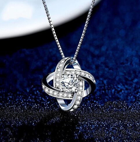 Daughter in Law Necklace Gift From Mother in Law To My Daughter in Law Honor Pendant Jewelry with Message Card and Led Box. Surprise Gift for Daughter in Law. Daughter in Law Gift Necklace in Saudi Arabia