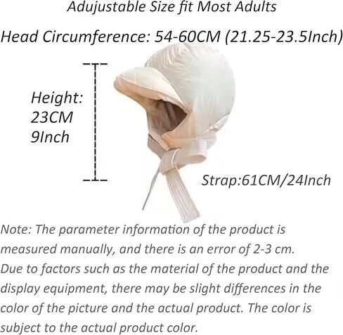 قبعة شتوية من UTOWO مع أغطية أذن للطقس البارد، قبعة طيار، قبعة صياد مقاومة للرياح للشتاء في الهواء الطلق، رياضية للتزلج مقاس متوسط in Kuwait