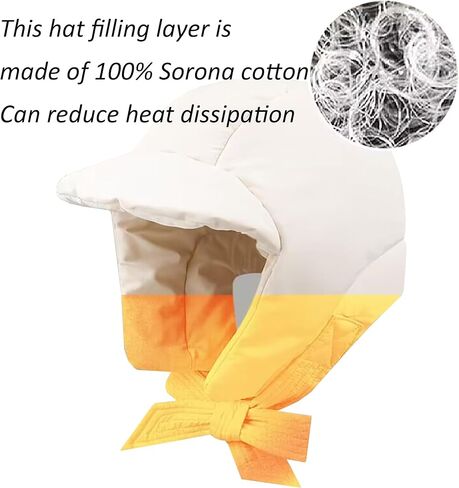 قبعة شتوية من UTOWO مع أغطية أذن للطقس البارد، قبعة طيار، قبعة صياد مقاومة للرياح للشتاء في الهواء الطلق، رياضية للتزلج مقاس متوسط in Kuwait