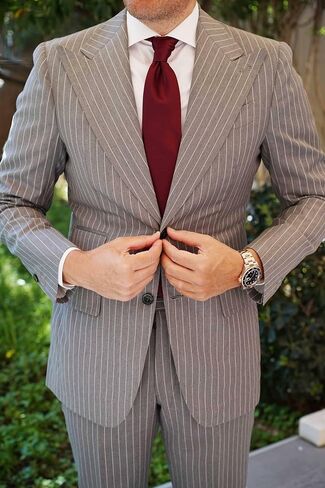 OTAA Solid Color Tie | Formal Neckties for Men | Groomsmen Wedding Ties in Kuwait